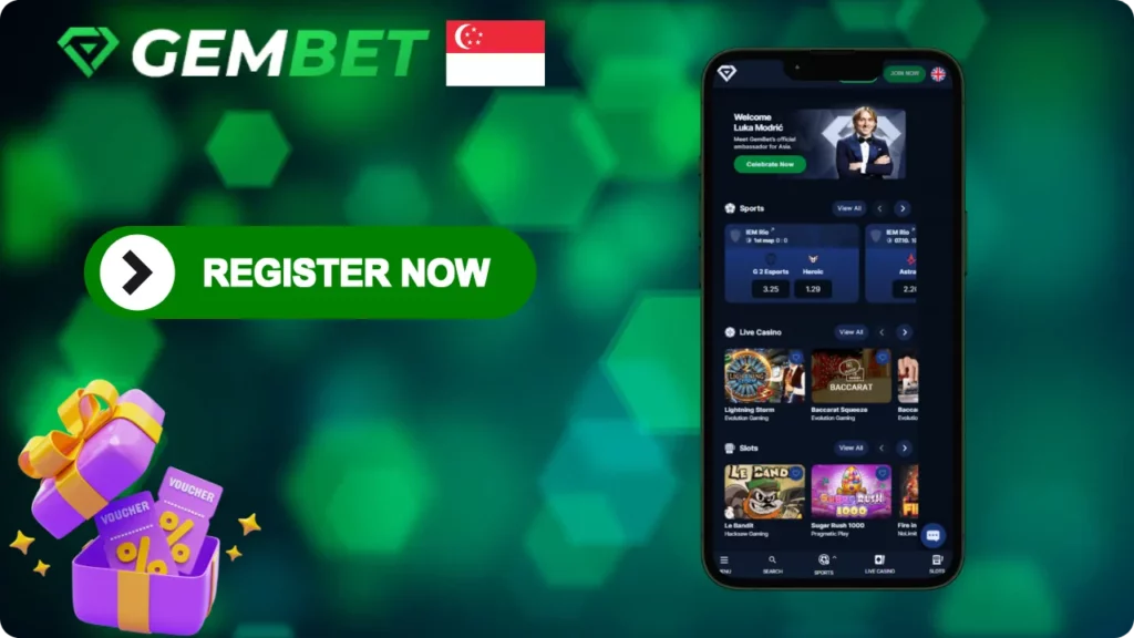 Register in Online Casino Gembet