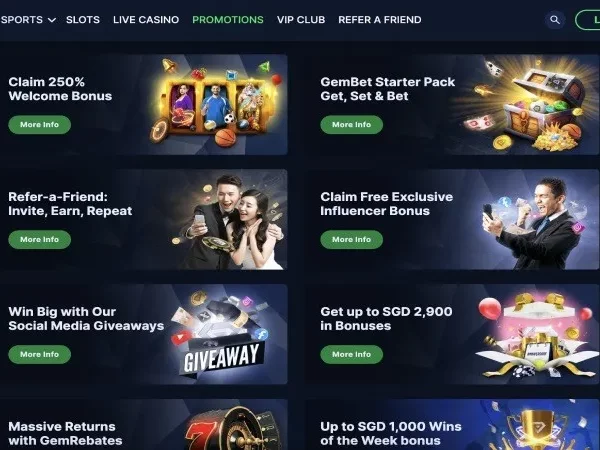 Gembet Bonus for New Players
