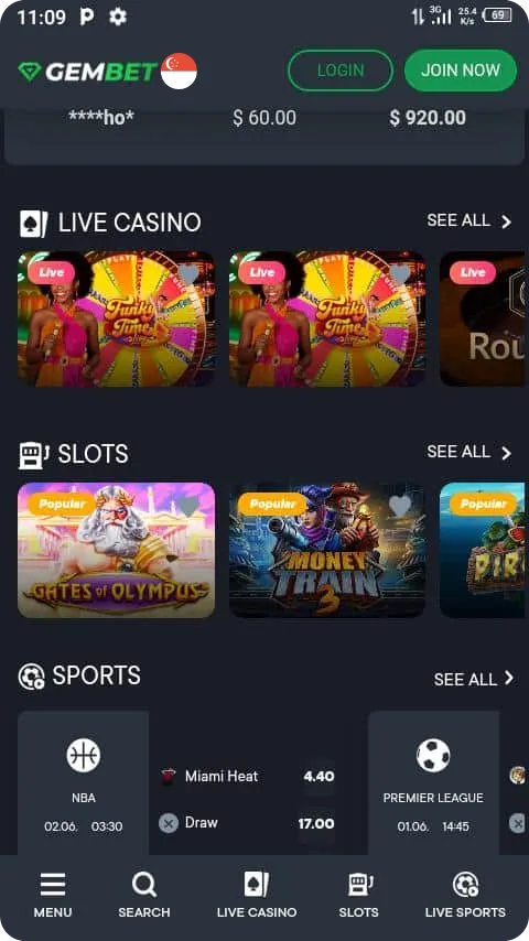 Live Betting