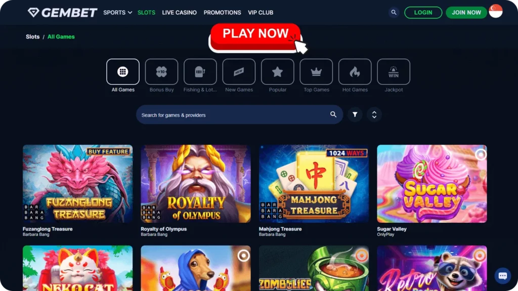 Casino Game Library